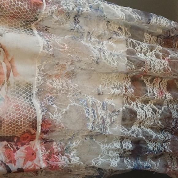 Closet Full brand Ladies sleeveless lace cover up topper cardigan floral   T1 - Picture 8 of 11